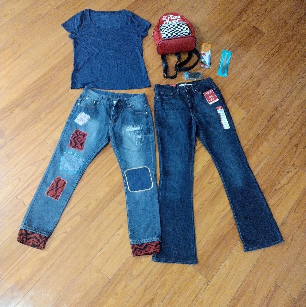 Patchwork Blue Jeans& Levi's